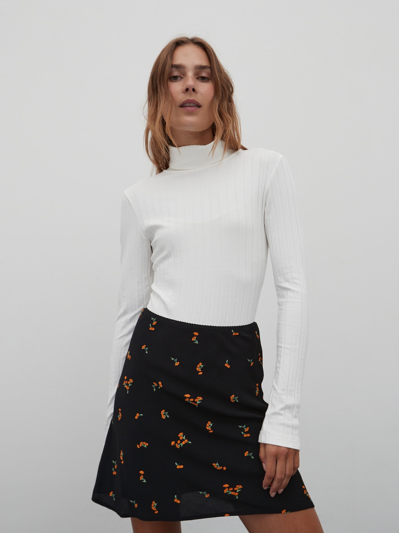 EDITED Body a maglietta 'Viola' bianco