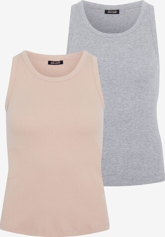 JZ&CO Top in Grey: front