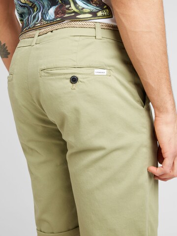 Lindbergh Regular Chino 'Superflex' in Groen