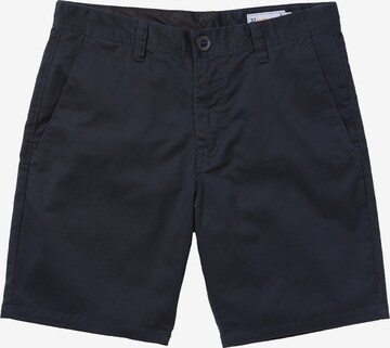 Volcom Chino 'Frickin' in Blauw: voorkant