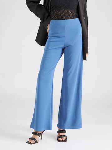 SISTERS POINT Wide leg Broek 'GLUT' in Blauw: voorkant