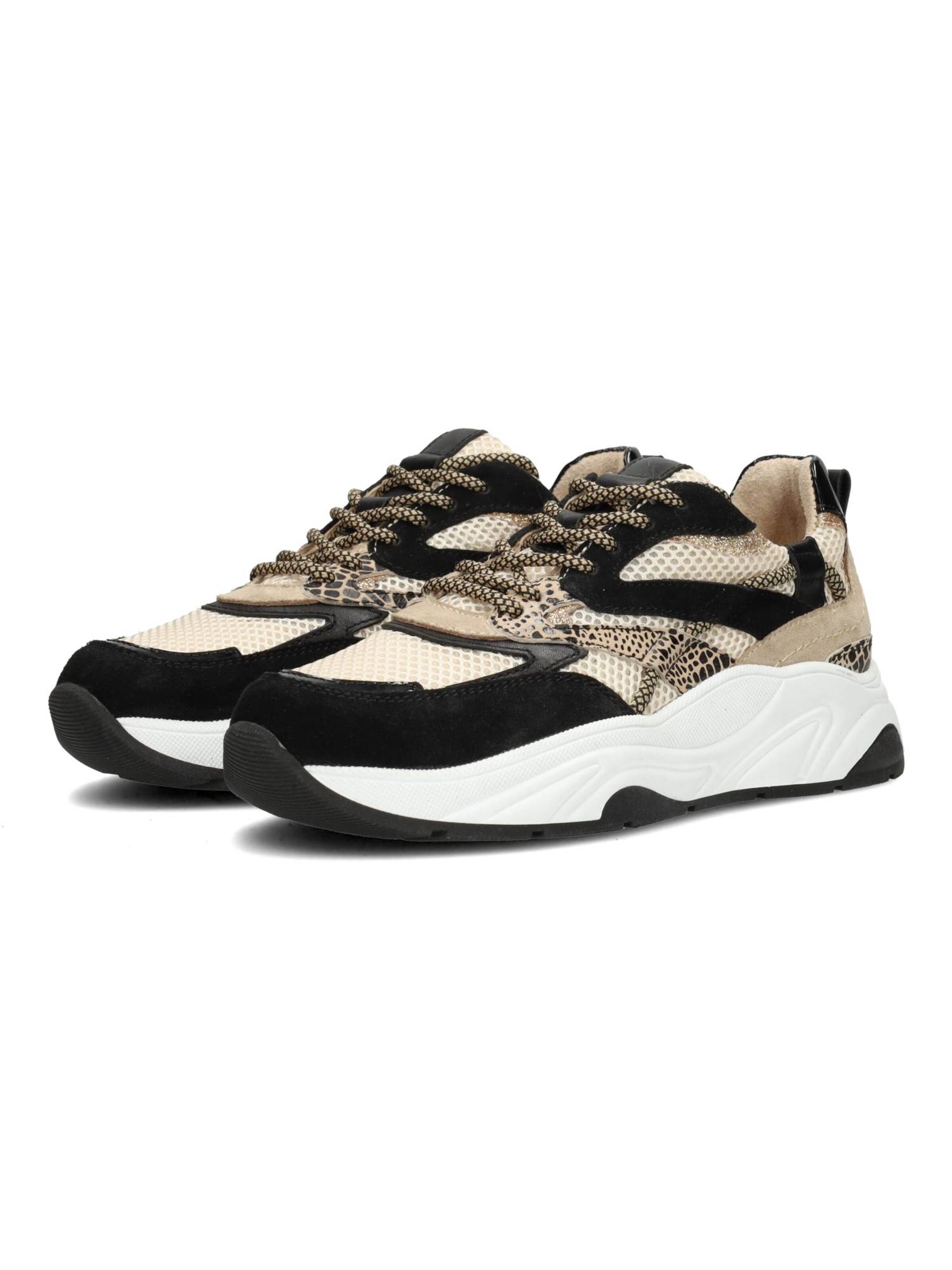 PS Poelman Sneakers laag 'IVA' in Zwart