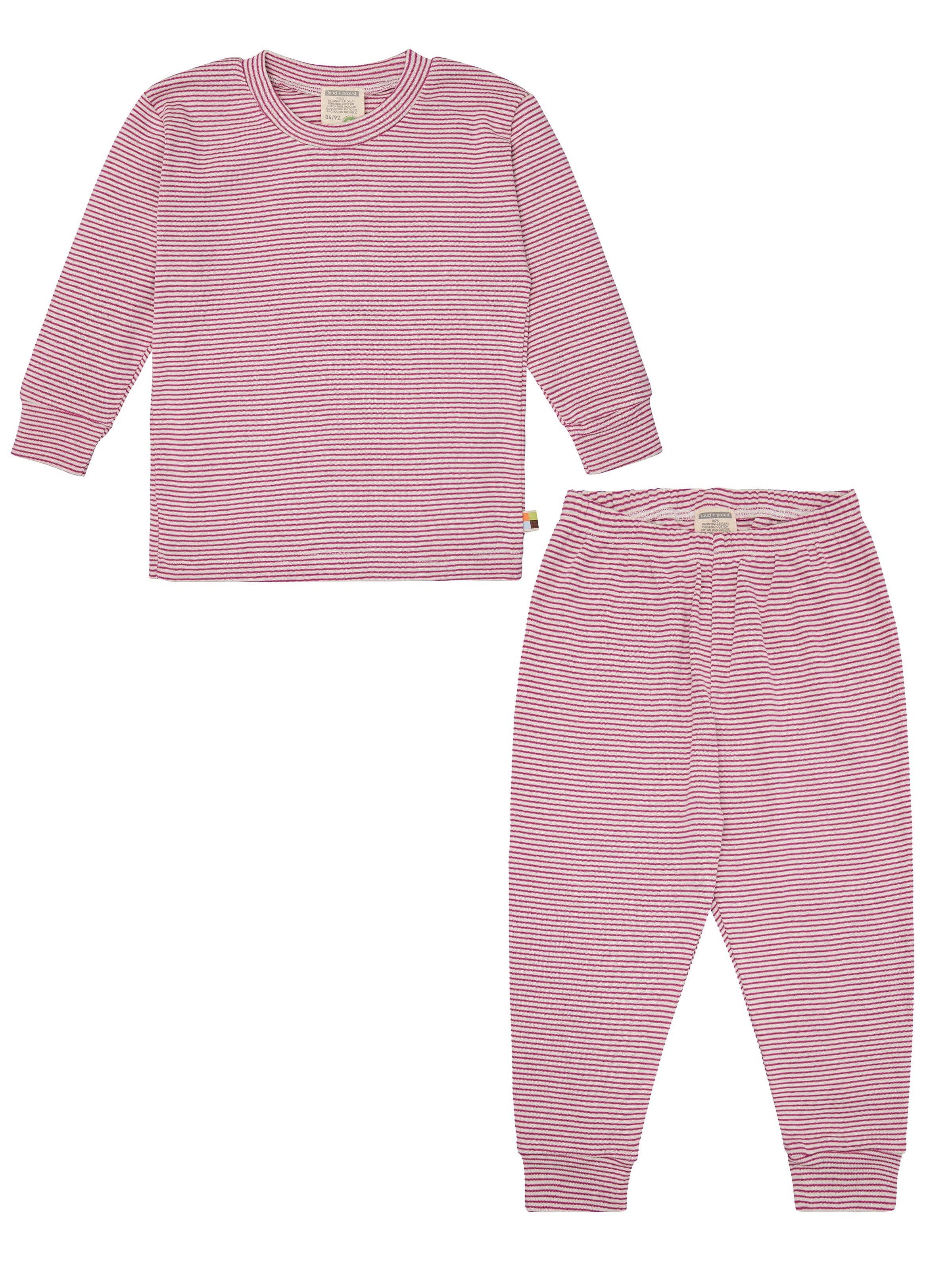 loud + proud Pajamas in Pink: front