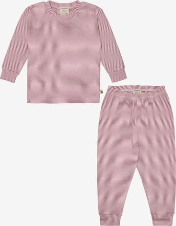 loud + proud Schlafanzug in Pink: Vorderseite