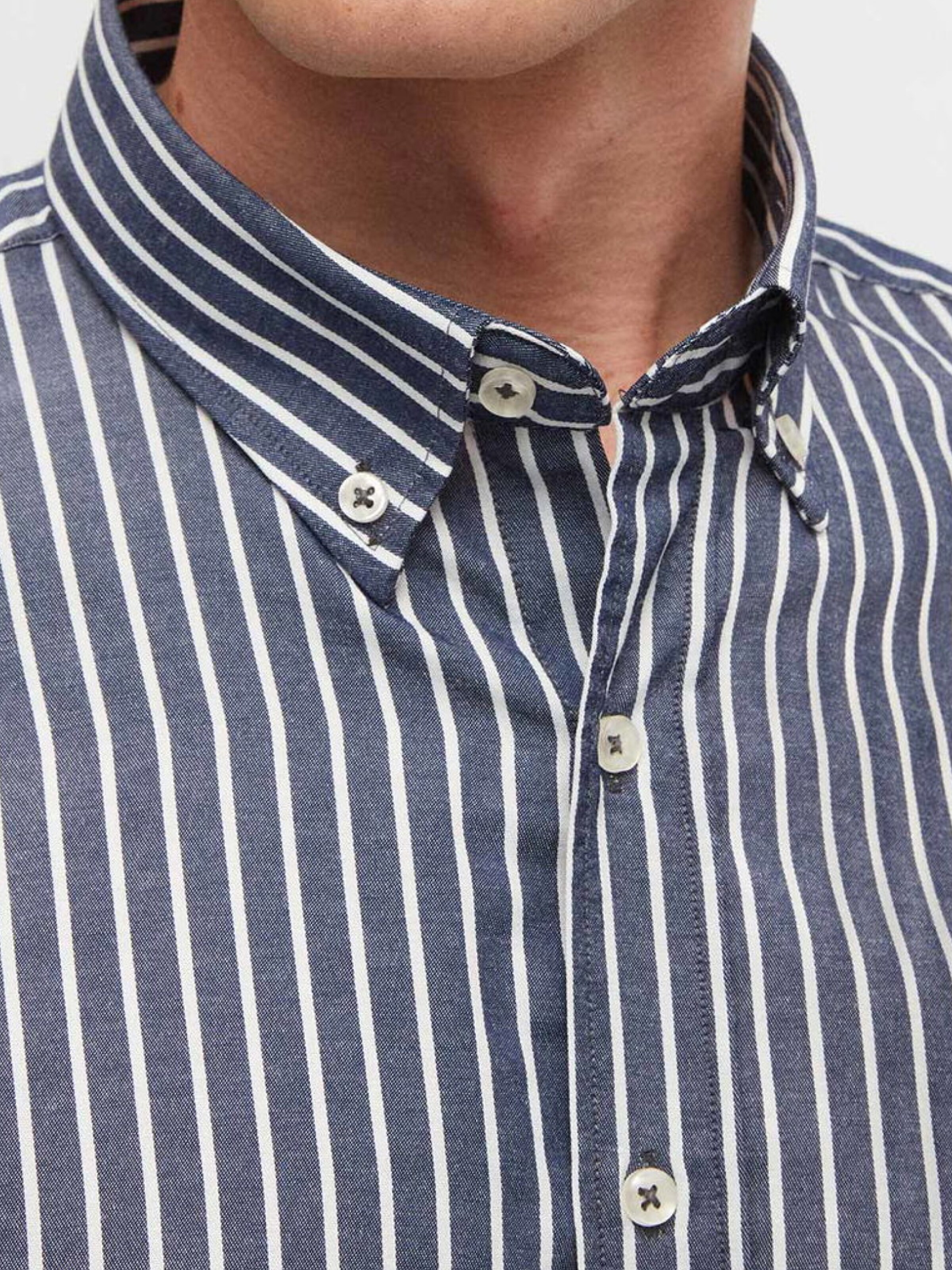 D’S Damat Regular fit Overhemd in Blauw