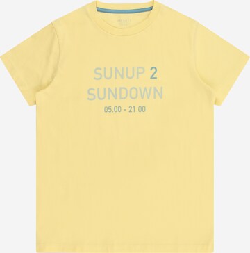 T-Shirt Hackett London en jaune : devant