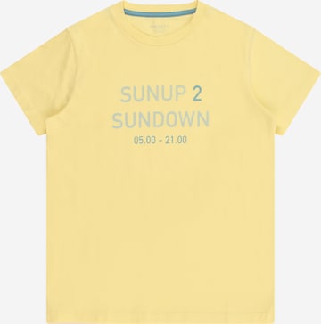 T-Shirt Hackett London en jaune : devant