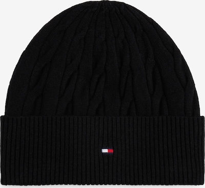Megzta kepurė iš TOMMY HILFIGER, spalva – juoda, Prekių apžvalga