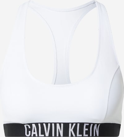 Calvin Klein Swimwear Hauts de bikini en noir / blanc, Vue avec produit