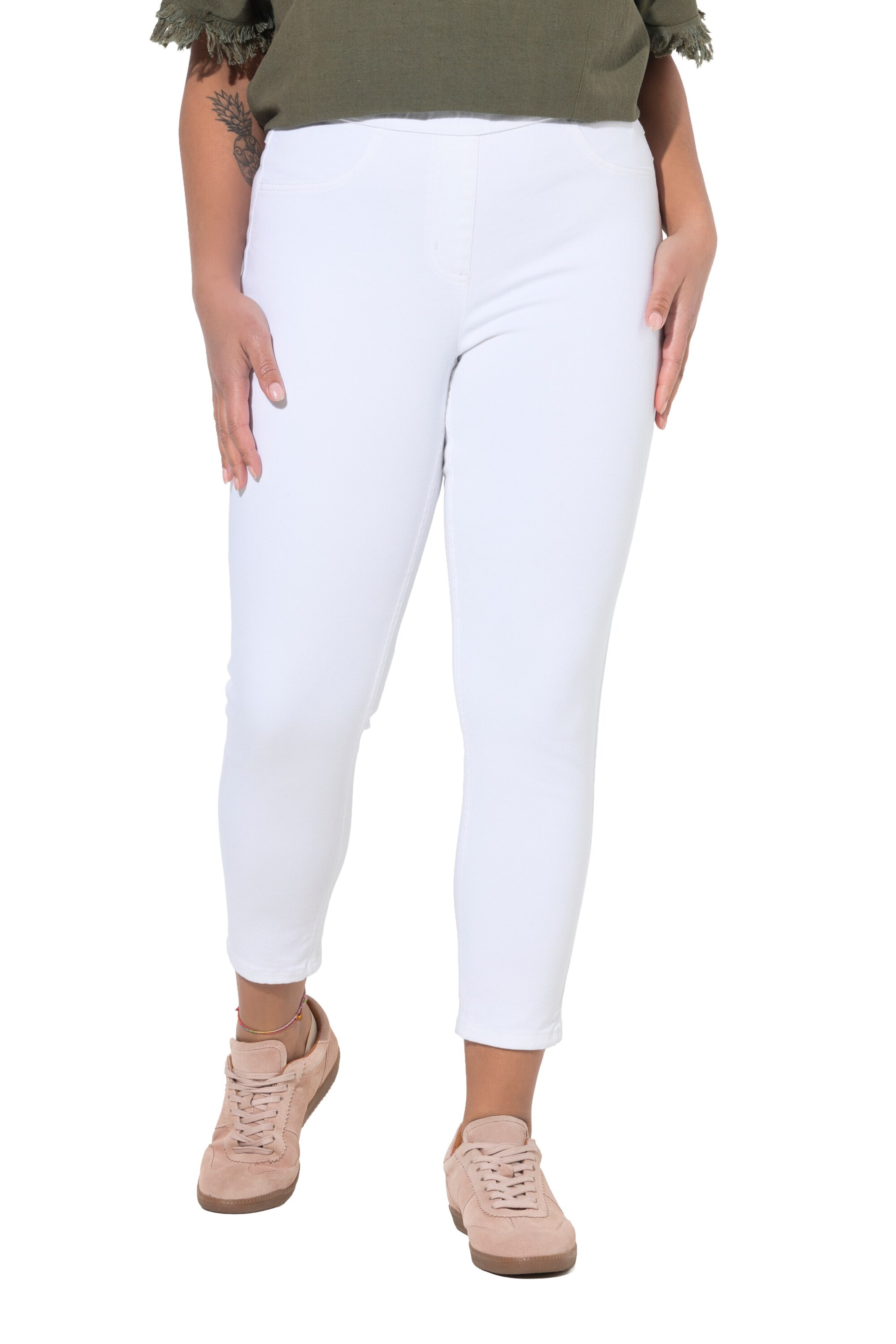 Angel of Style Skinny Jeggings in Weiß: Vorderseite