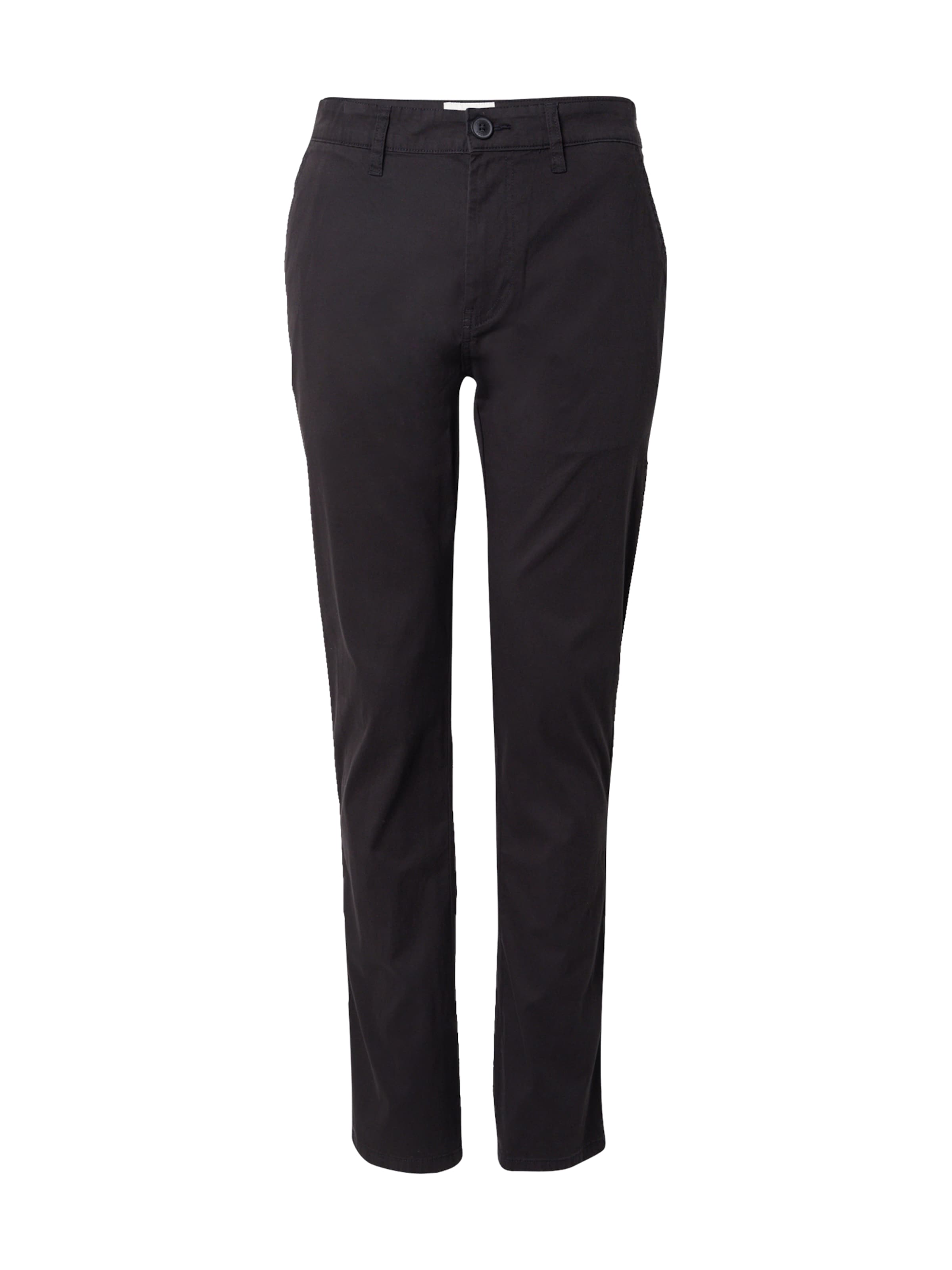 Pepe Jeans - Regular Calças chino em preto: frente