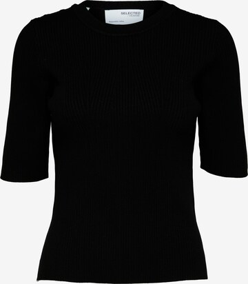 SELECTED FEMME Sweater 'Mala' in Black: front