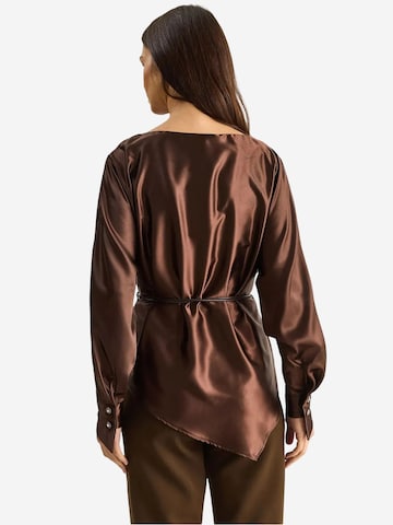 Bianco Lucci Blouse in Brown