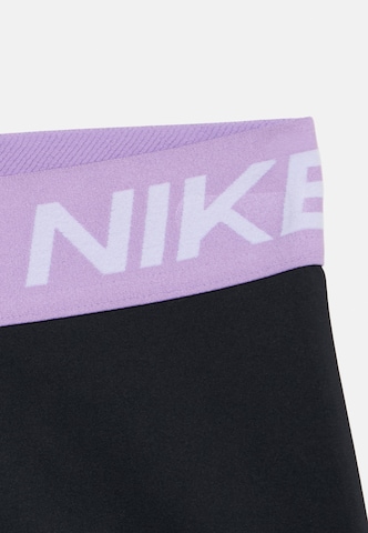 NIKE Skinny Sportbroek 'Pro' in Zwart: voorkant