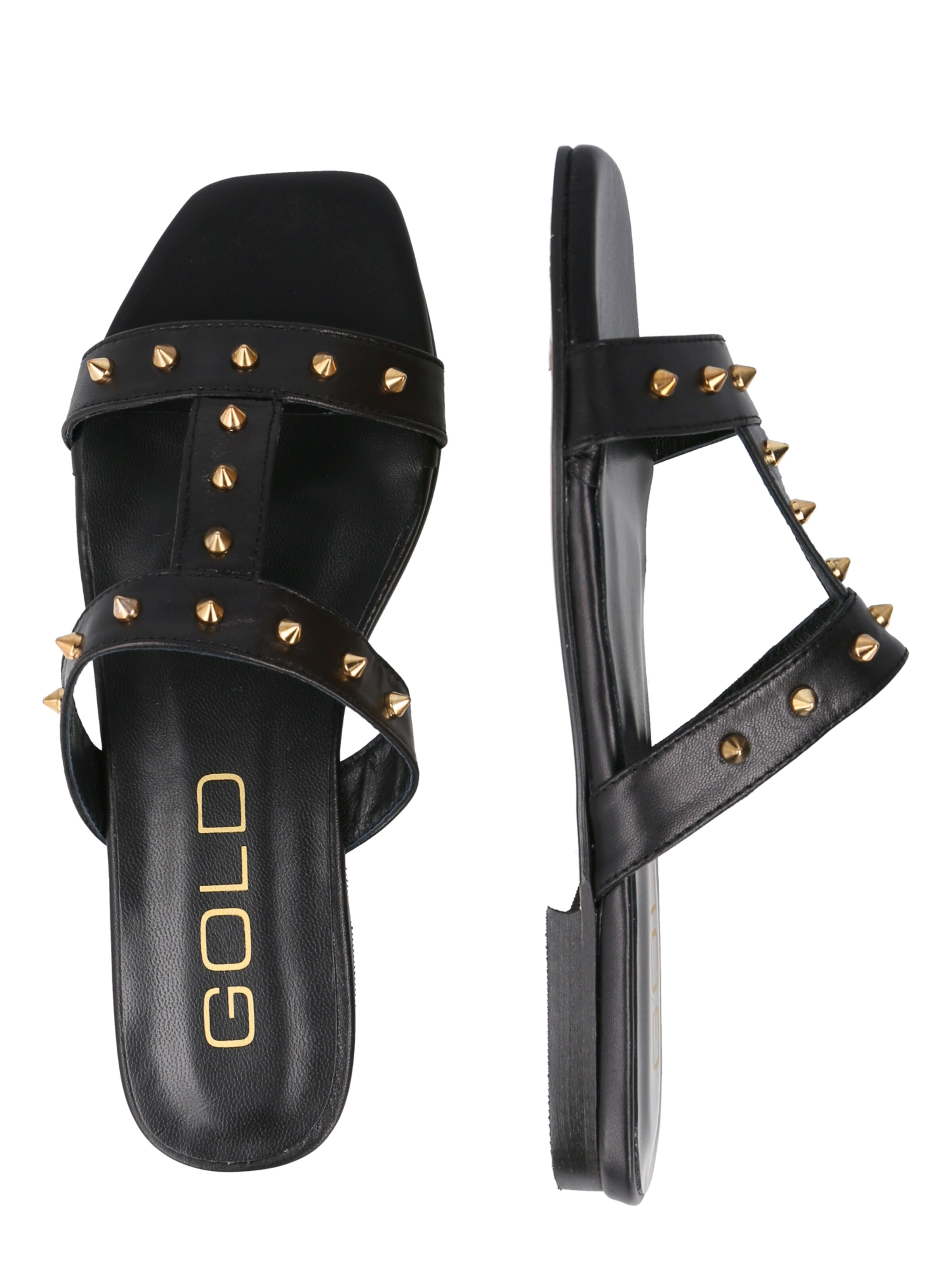 Zoccoletto di GOLD in nero