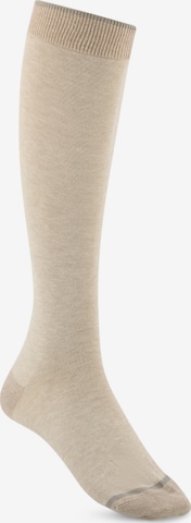 Boggi Milano Socken in Beige: Vorderseite
