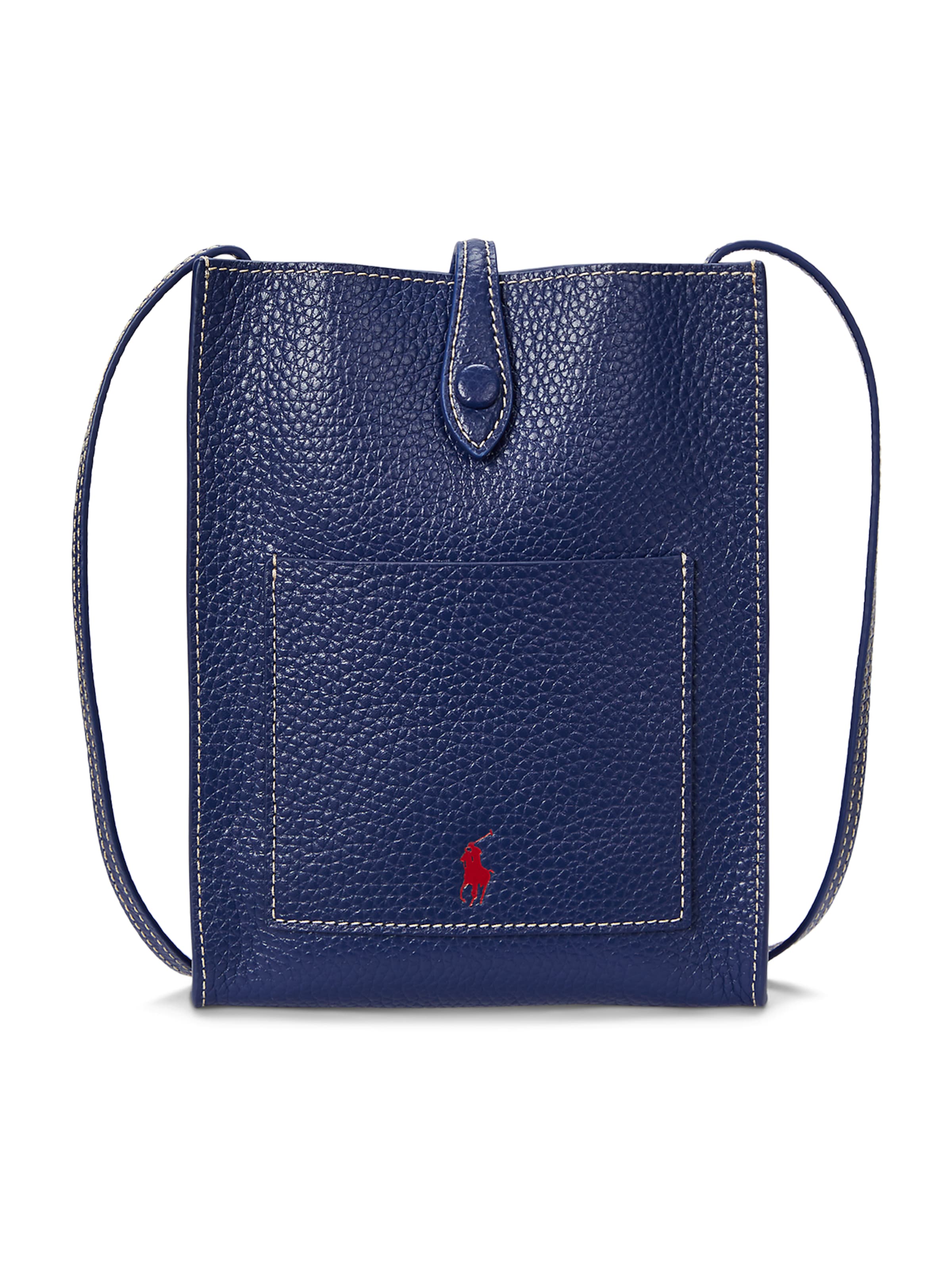 Polo Ralph Lauren Umhängetasche 'PLY' in Blau: Vorderseite
