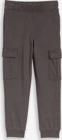 TOM TAILOR Tapered Broek in Grijs: voorkant