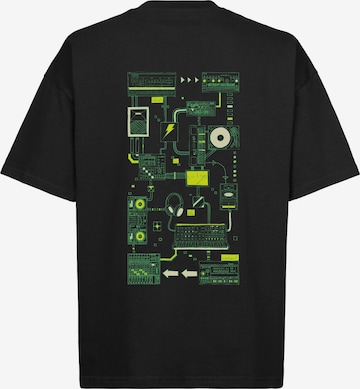 here\
ow. Shirt 'Connections T-shirt' in Black: front