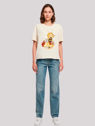 F4NT4STIC Shirt 'Die Biene Maja' in Beige