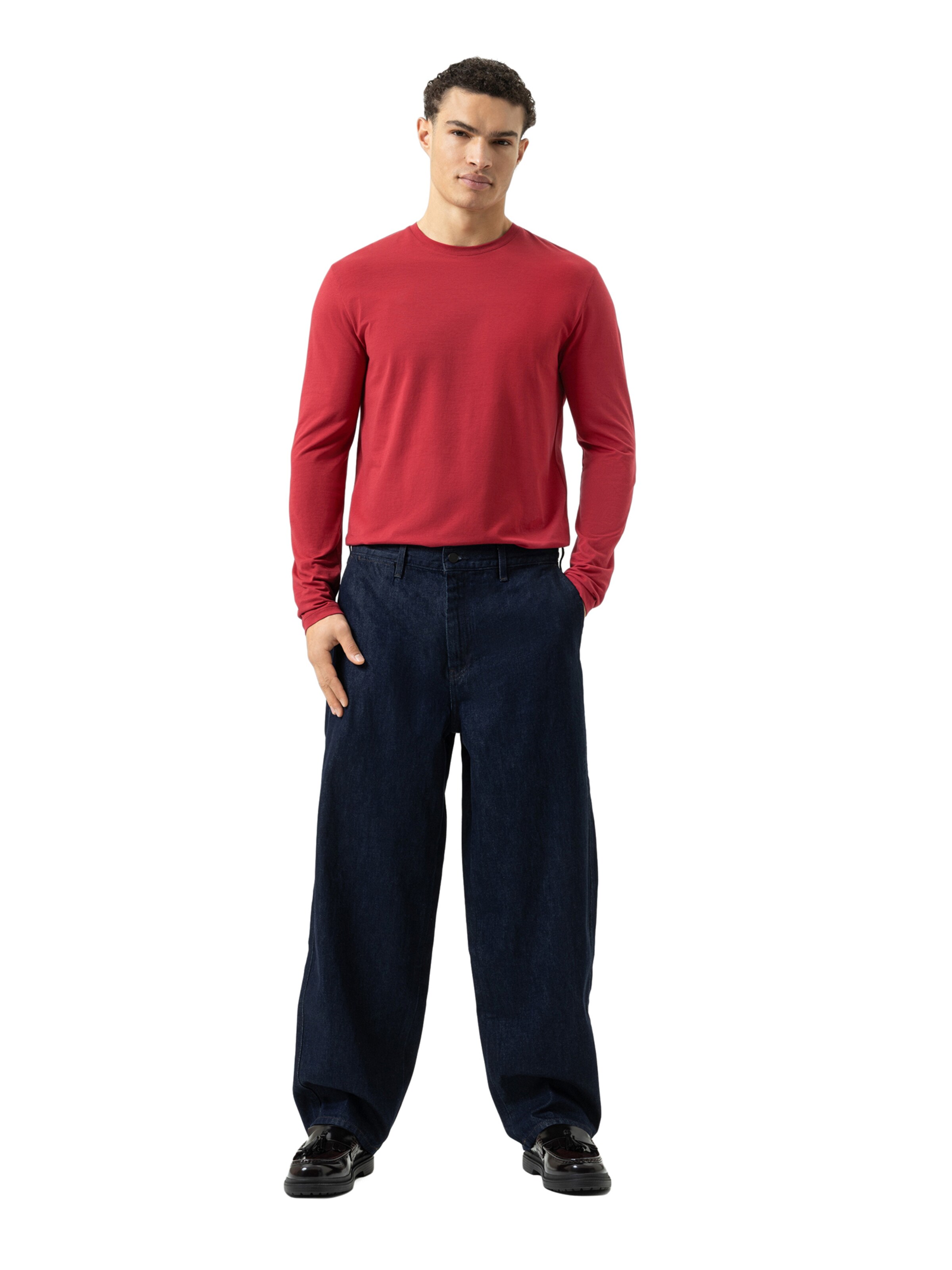 T-Shirt 'Relax' Mey en rouge