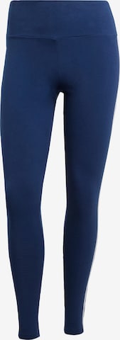ADIDAS ORIGINALS Leggings '3-Stripes' in Blauw: voorkant