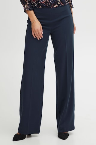 Fransa Loose fit Chino Pants 'Nola' in Blue: front