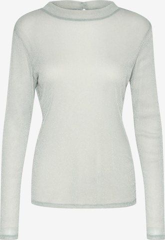 SAINT TROPEZ Футболка 'SZ Delila' в Серебристый: спереди