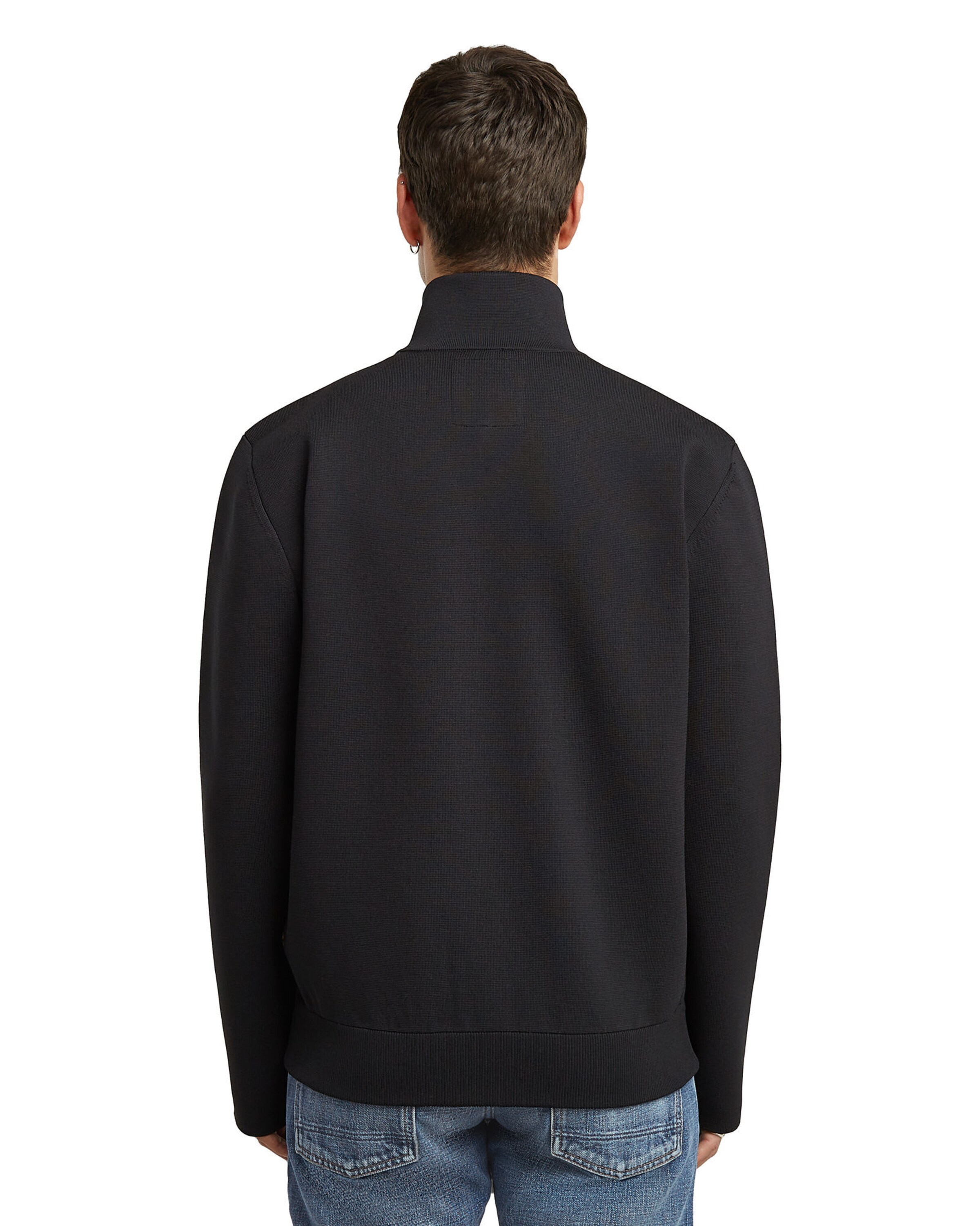 G-STAR Zip-Up Hoodie in Black