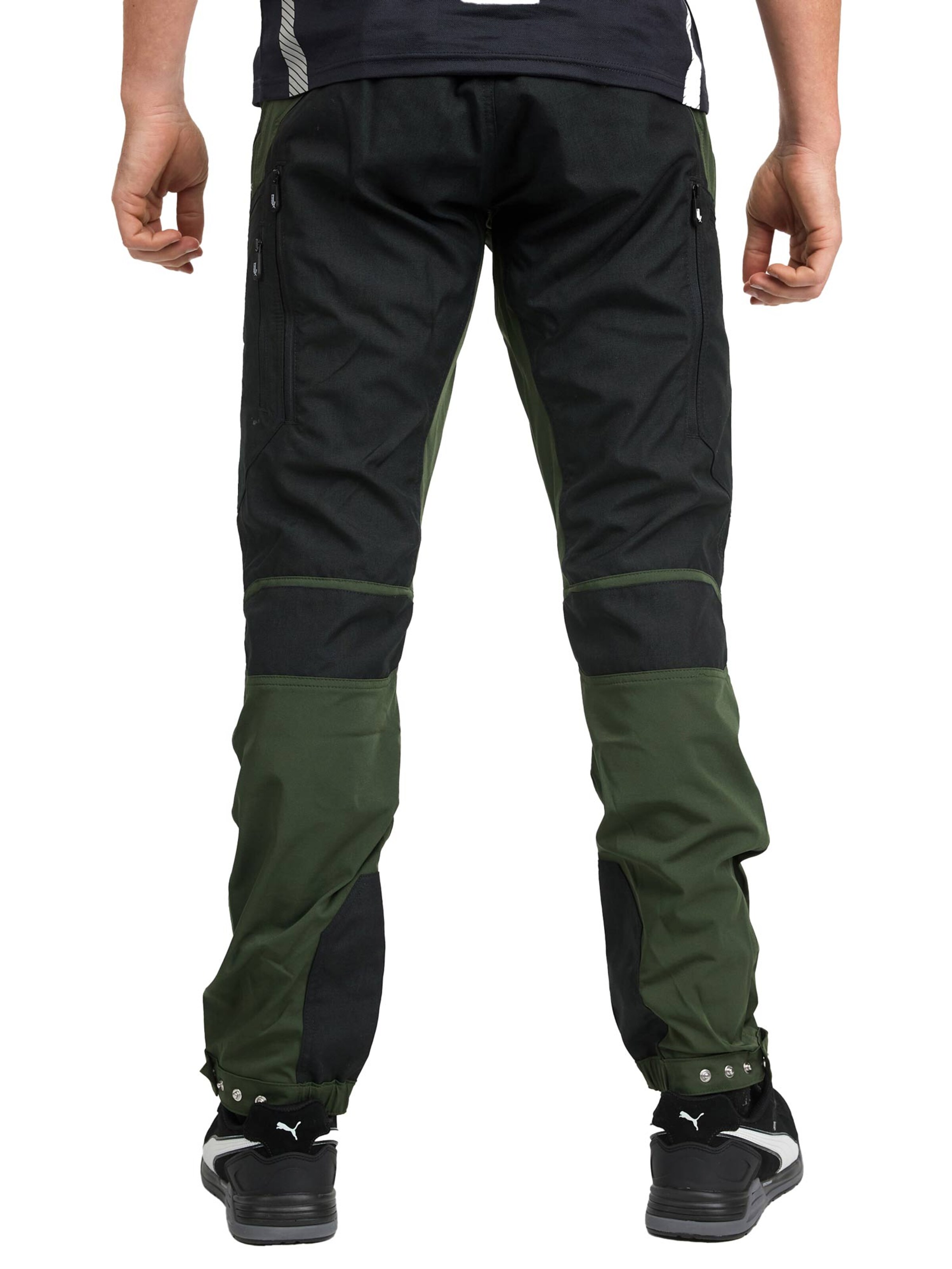 PUMA Workwear Regular Outdoor Pants 'ProOne' in Green