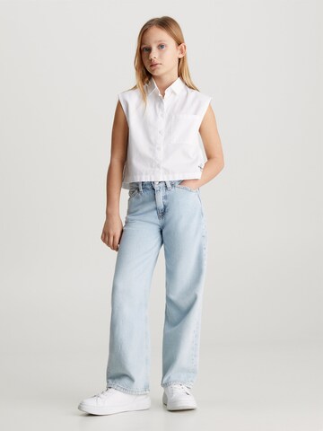 Calvin Klein Jeans Blouse in Wit