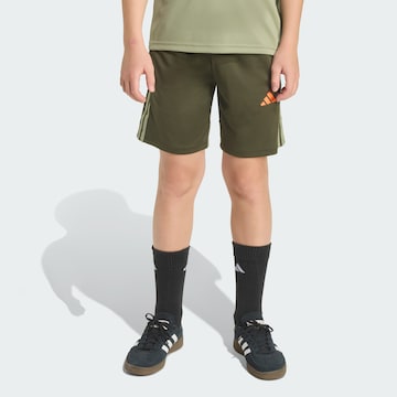 ADIDAS PERFORMANCE Regular Sports trousers 'Tiro 25 Essentials' in Green: front