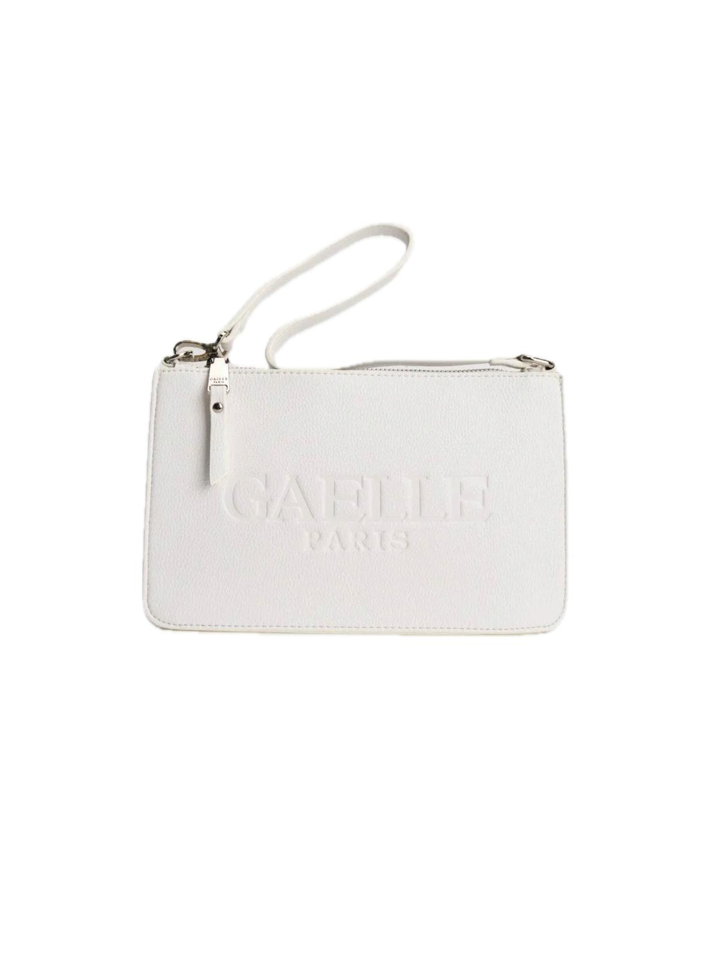 Gaelle Paris Shoulder Bag 'GAACW03093' in White: front