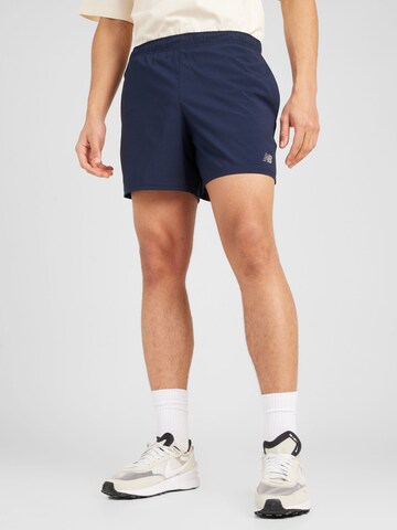regular Pantaloni sportivi 'Core Run 5' di new balance in blu: frontale