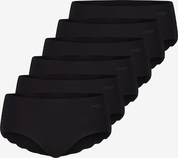 SLOGGI Boyshorts 'ZERO Microfibre 2.0' in Black: front