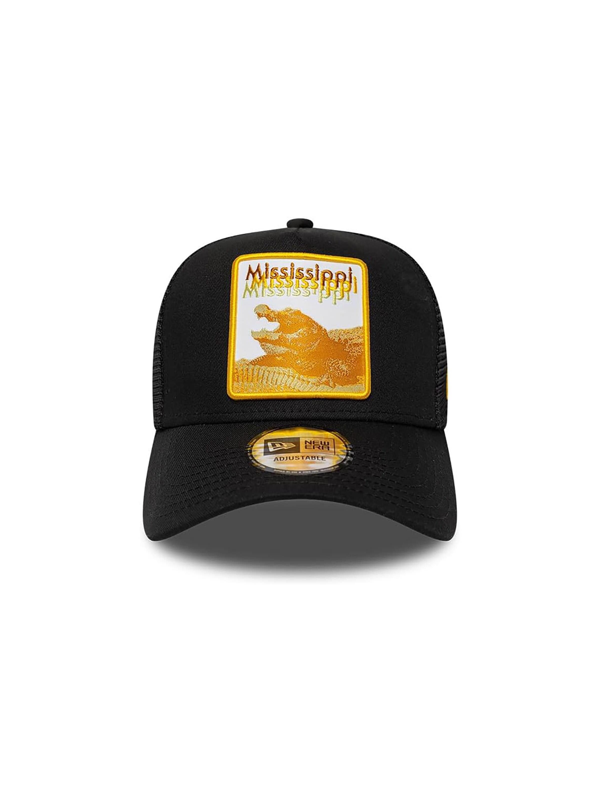 NEW ERA Cap 'Mississippi Gator 940' in Black: front