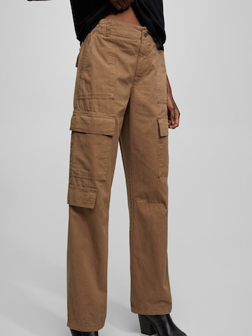 Regular Pantalon cargo Pull&Bear en marron