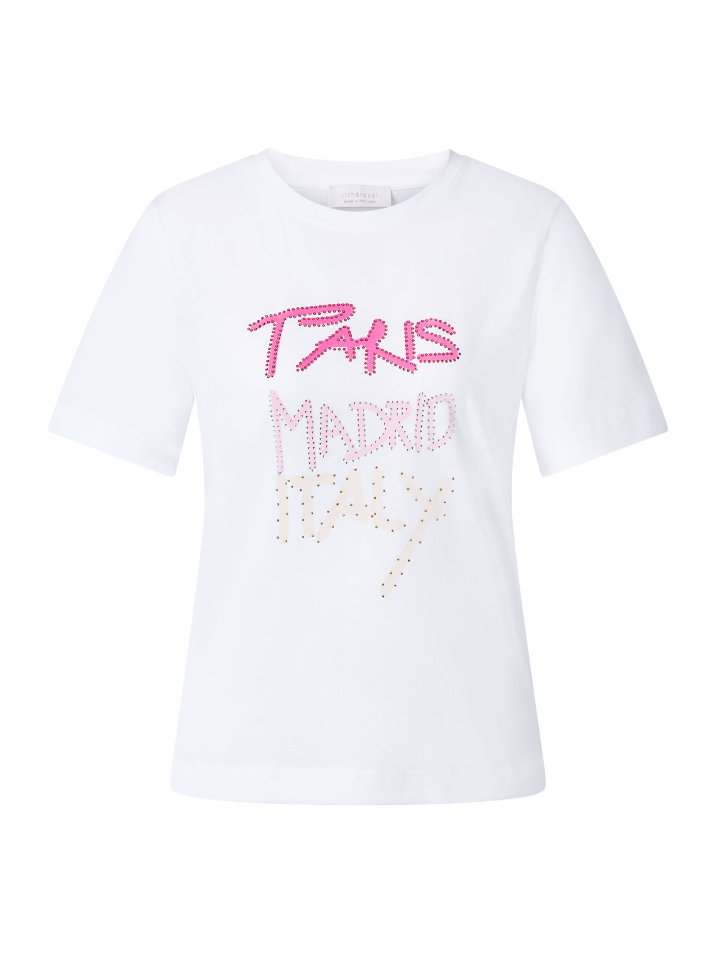 Maglietta di Rich & Royal in bianco: frontale