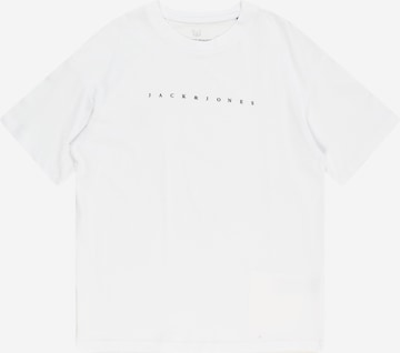 Jack & Jones Junior - Camisola 'STAR' em branco: frente