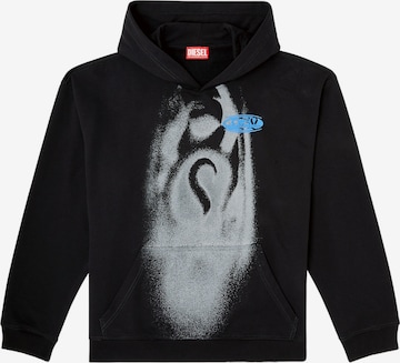 Pull-over 'S-BOXT-HOOD-T3' DIESEL en noir : devant