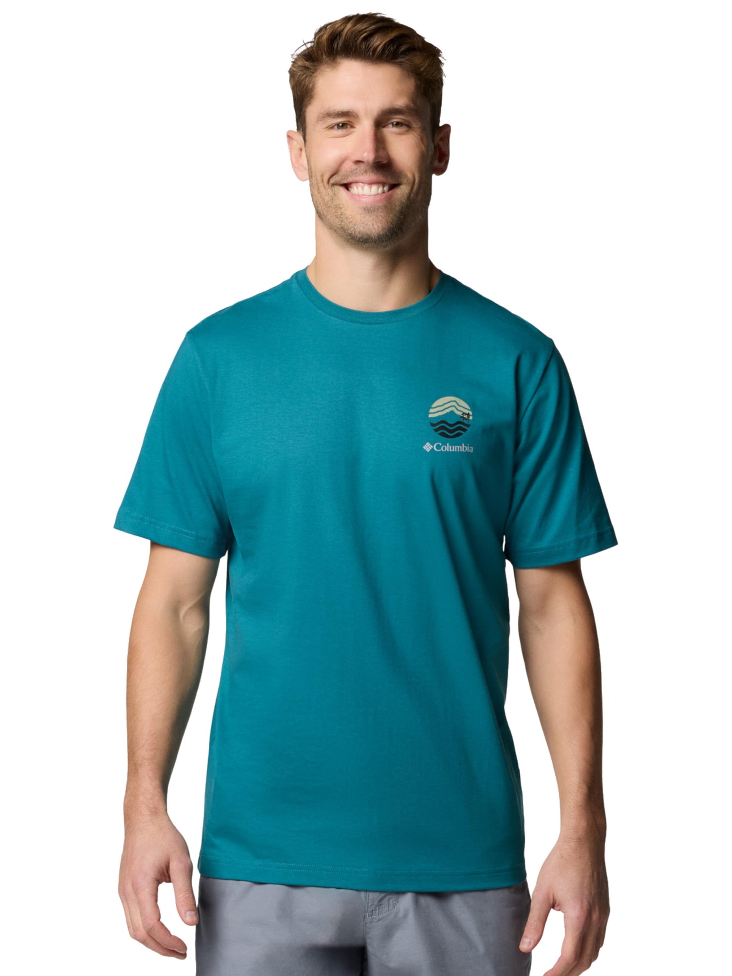 COLUMBIA Shirt 'Columbia Kettle River Outdoor' in Groen: voorkant
