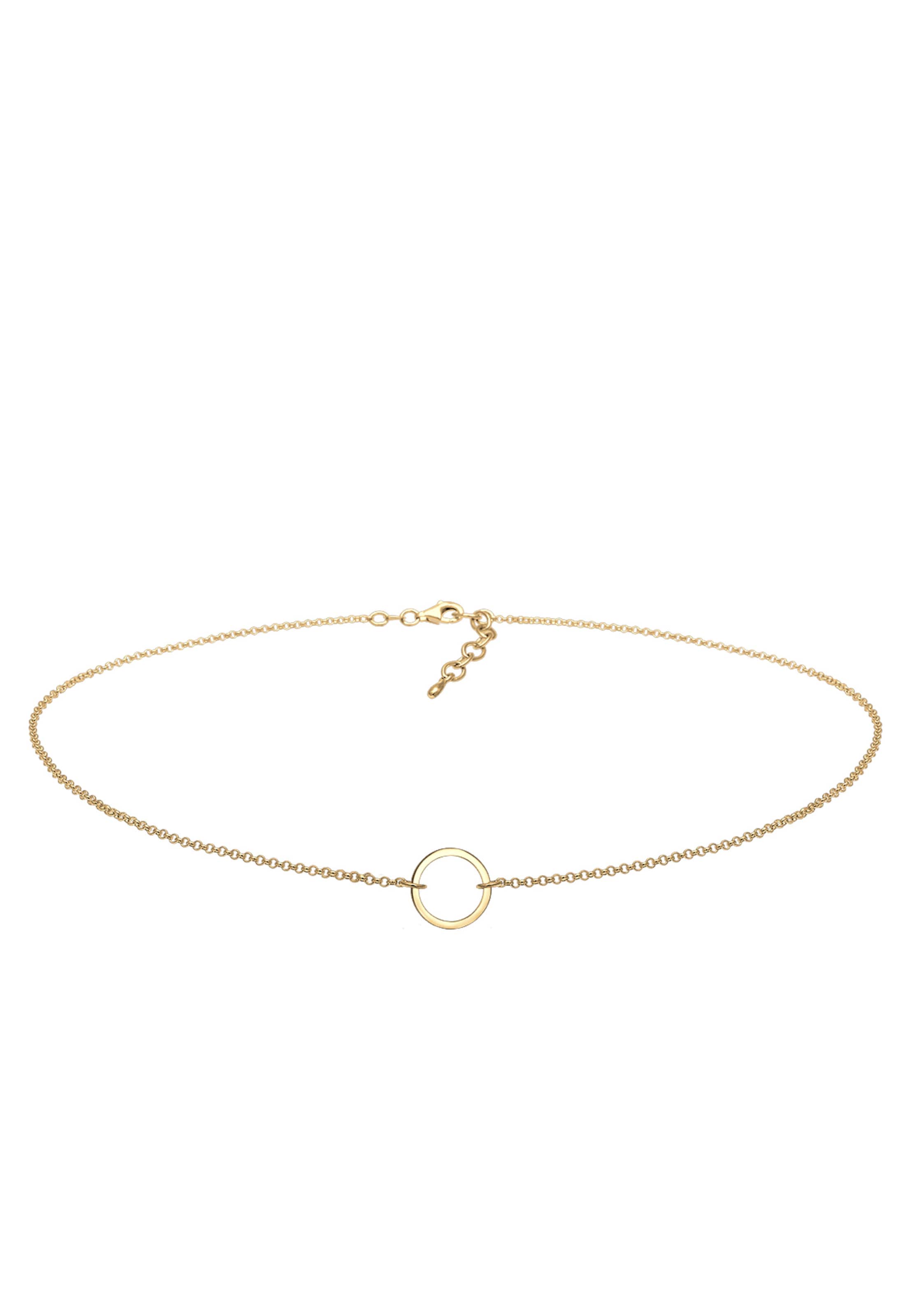 ELLI Necklace 'Kreis' in Gold: front