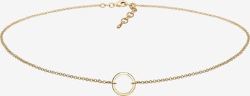 ELLI Choker 'Kreis' in Gold: predná strana