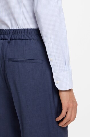 BOSS Slim fit Button Up Shirt 'P-Hank' in Blue