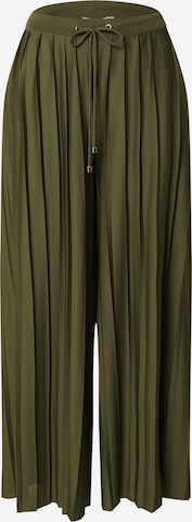 ABOUT YOU Wide leg Pants 'Caren' in Green: front