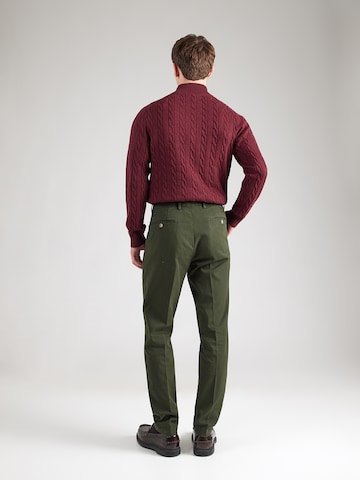 Hackett London Tapered Pantalon 'Sloane' in Groen: terug