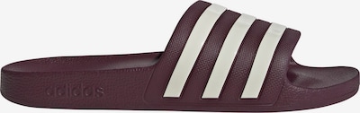 36,5-37 dydžio Sandalai / maudymosi batai 'Adilette Aqua' iš ADIDAS SPORTSWEAR, spalva – vyno raudona spalva / balkšva, Prekių apžvalga