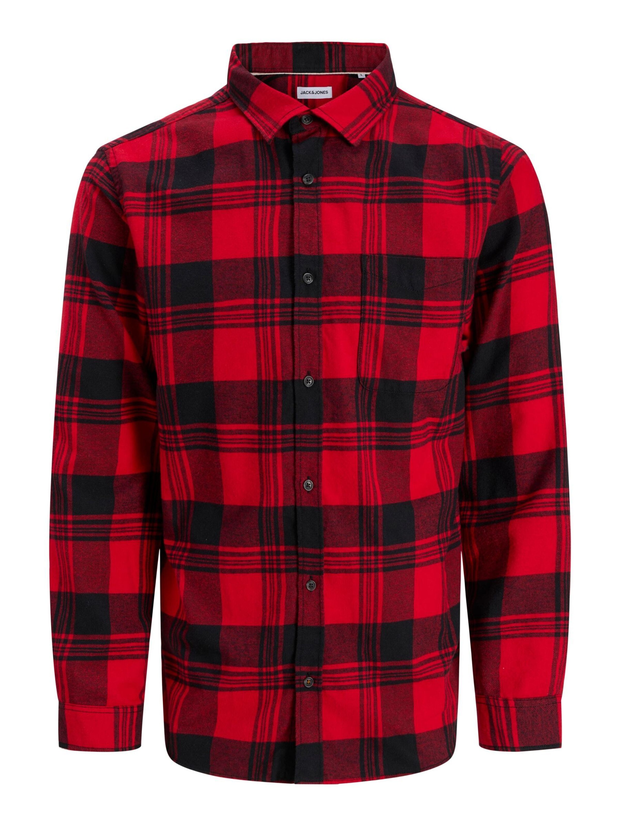JACK & JONES Hemd in Rot: Vorderseite