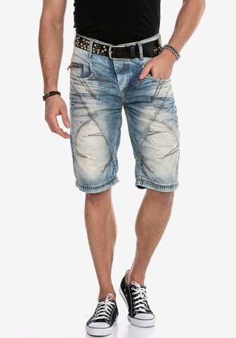 CIPO & BAXX Regular Jeans in Blue: front