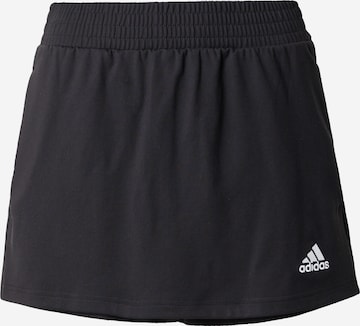 ADIDAS SPORTSWEARregular Sportske hlače 'Last Days Of Summer Skort' - crna boja: prednji dio